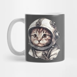 Astronaut Kitten Mug